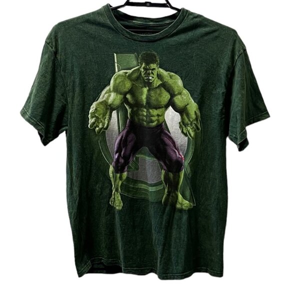 Marvel Avengers Hulk Graphic Short Sleeve T-Shirt XLARGE 100% Cotton Men’s - Picture 1 of 6